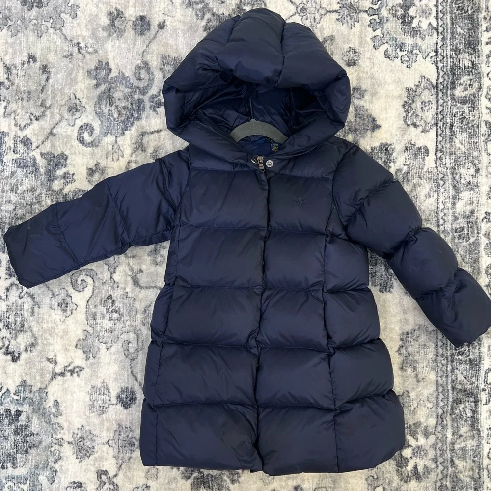 Polo by Ralph Lauren Long Hooded Down Jacket - Picture 1 of 9